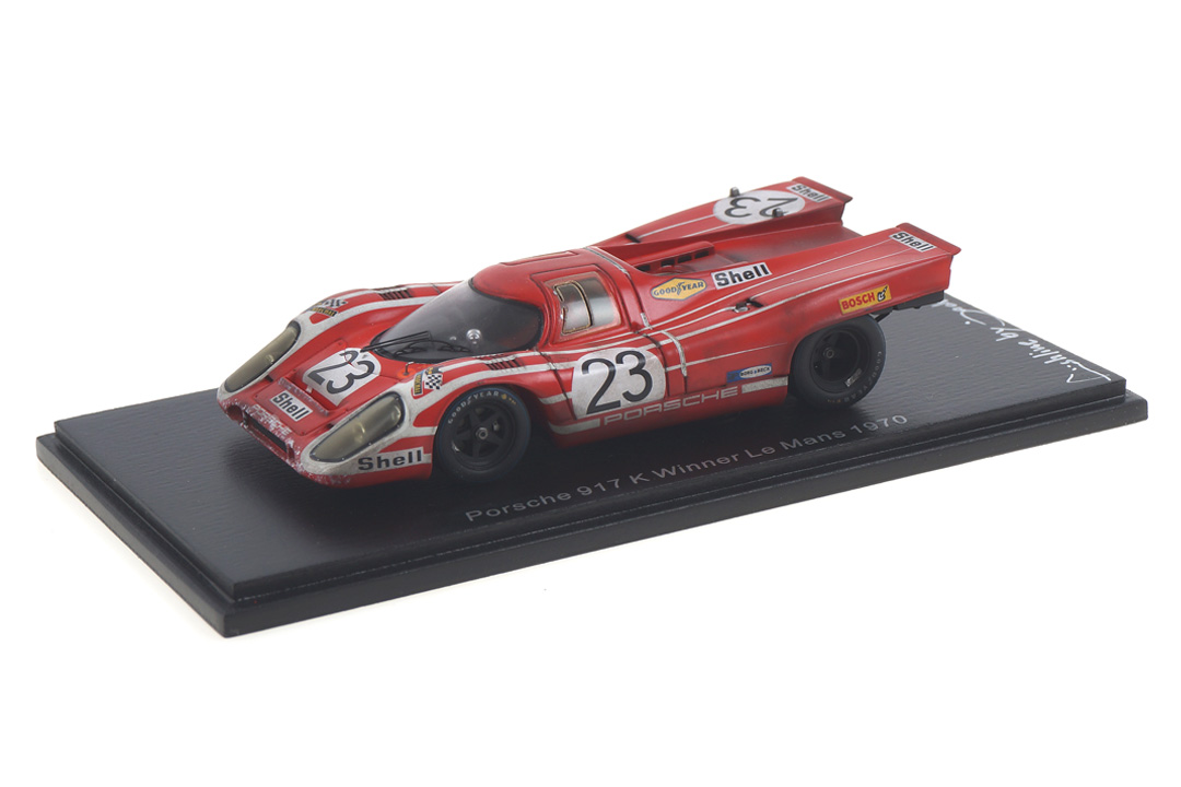 Porsche 917 Winner 24h Le Mans 1970 Attwood/Herrmann car.tima FINISH LINE 1:43 Porsche 917 Winner 24h Le Mans 1970 Attwood/Herrmann car.tima FINISH LINE 1:43