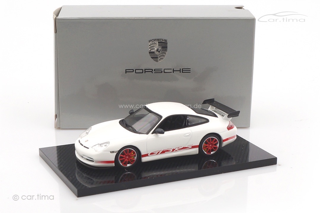 Porsche 911 (996) GT3 RS weiß/rot Minichamps 1:43 WAP02011214