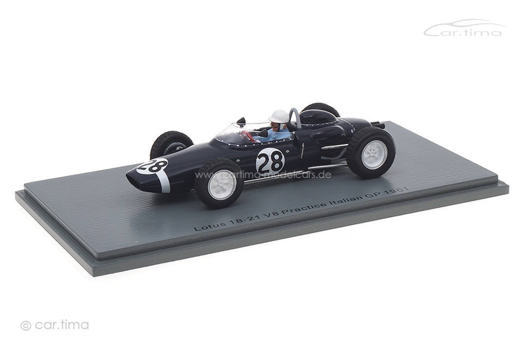 Lotus 18-21 V8 Training GP Italien 1961 Stirling Moss Spark 1:43 S7448 Lotus 18-21 V8 Training GP Italien 1961 Stirling Moss Spark 1:43 S7448