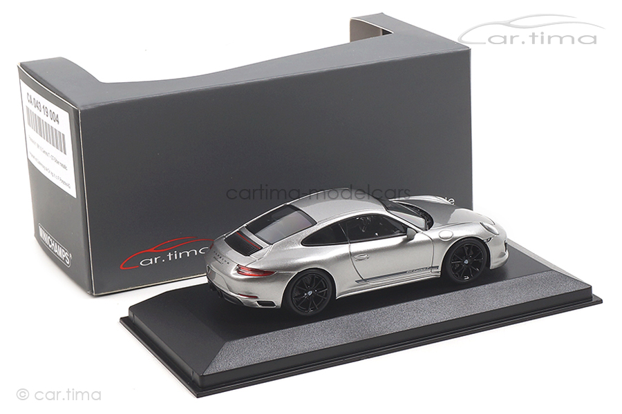 Porsche 911 (991 II) Carrera T GT-silber/Rad schwarz Minichamps 1:43 CA04319004B
