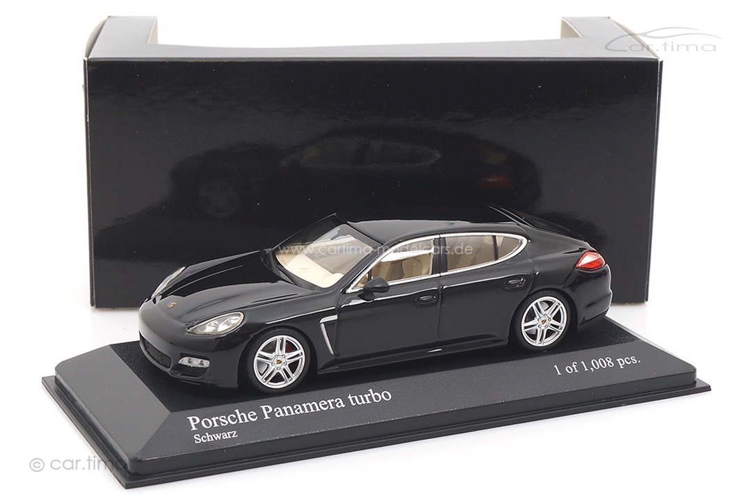 Porsche Panamera Turbo (970.1) 2010 Schwarz Minichamps 1:43 400068271