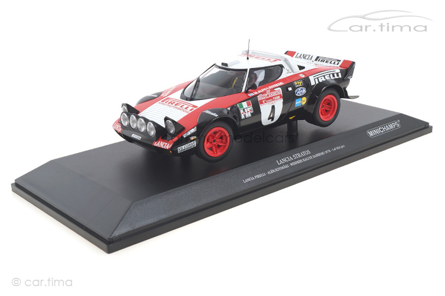 Lancia Stratos Winner Rallye Sanremo 1978 Alén/Kivimäki Minichamps 1:18 155781704 Lancia Stratos Winner Rallye Sanremo 1978 Alén/Kivimäki Minichamps 1:18 155781704