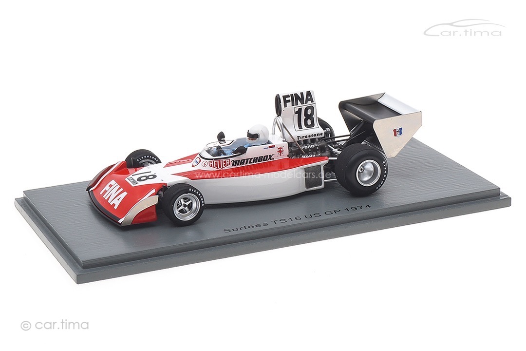 Surtees TS16 GP USA 1974 José Dolhem Spark 1:43 S9658 Surtees TS16 GP USA 1974 José Dolhem Spark 1:43 S9658