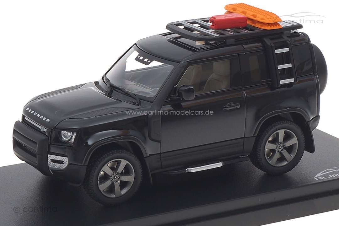 Land Rover Defender 90 2020 Santorini Black Almost Real 1:43 410708 Land Rover Defender 90 2020 Santorini Black Almost Real 1:43 410708