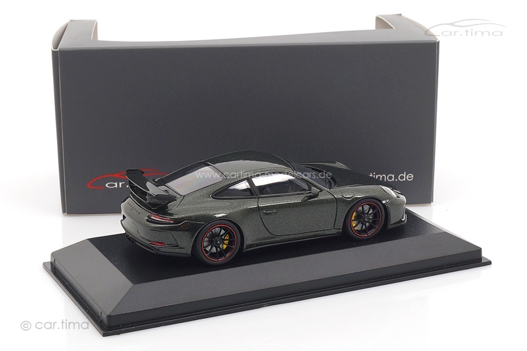Porsche 911 (991 II) GT3 Oakgrün/Rad schwarz XGT Minichamps car.tima CUSTOMIZED CAC04325013