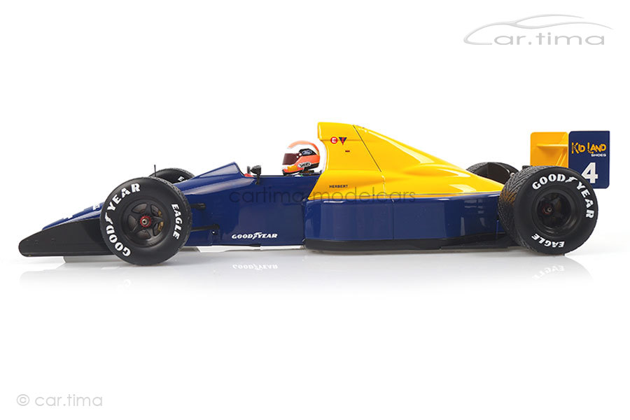 Tyrrell Ford 018 GP Belgien 1989 Johnny Herbert Minichamps 1:18 110891104 Tyrrell Ford 018 GP Belgien 1989 Johnny Herbert Minichamps 1:18 110891104