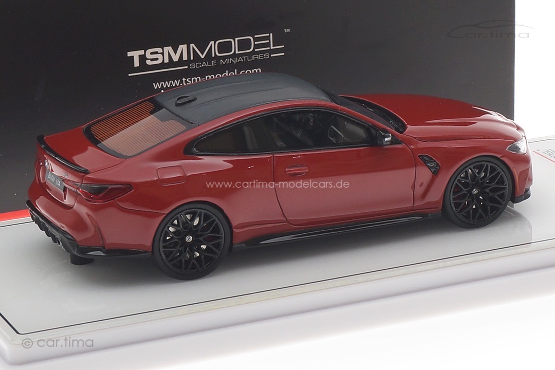 BMW M4 Competition (G82) Toronto Red met. TSM 1:43 TSM430570 BMW M4 Competition (G82) Toronto Red met. TSM 1:43 TSM430570