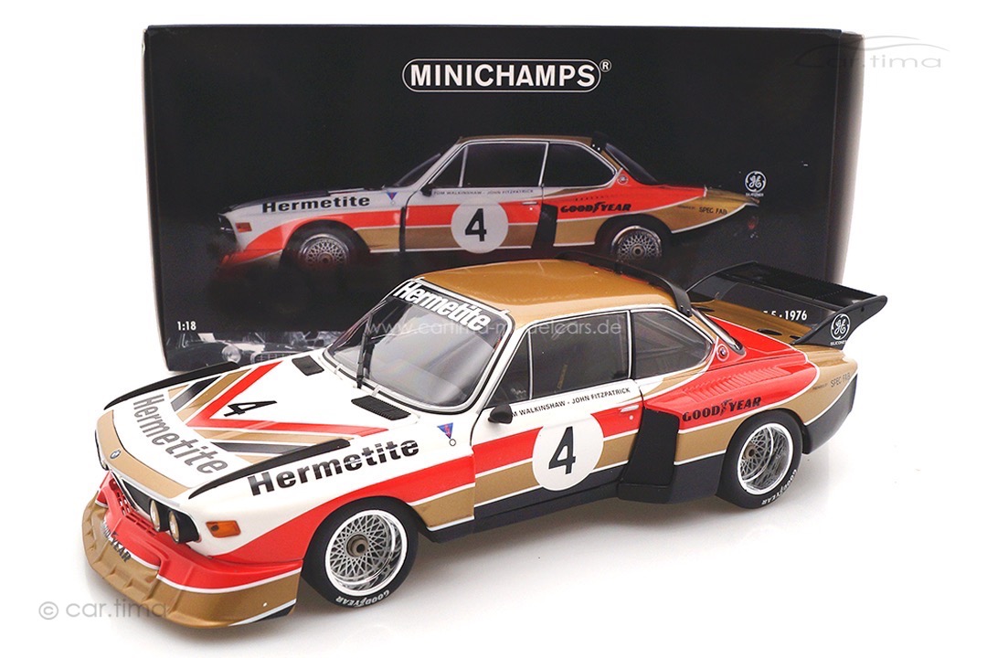 BMW 3.5 CSL Gr. 5 Winner 6h Silverstone 1976 Fitzpatrick/Walkinshaw Minichamps 1:18 180762004