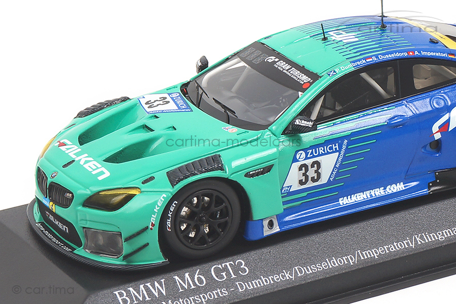 BMW M6 GT3 24h Nürburgring 2018 Falken Motorsport Minichamps 1:43 447182633 BMW M6 GT3 24h Nürburgring 2018 Falken Motorsport Minichamps 1:43 447182633