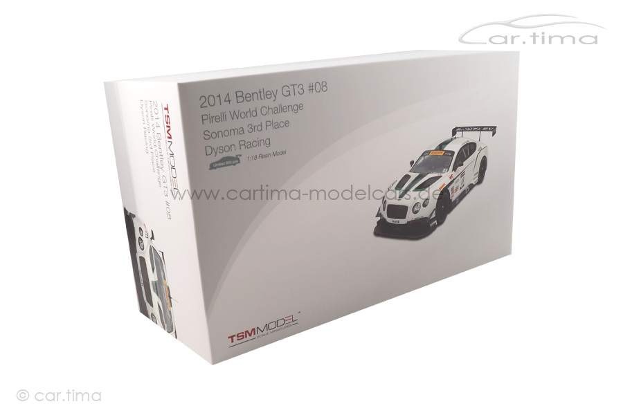 Bentley Continental GT3 Sonoma GP 2014 Leitzinger TSM 1:18 TSM151808R