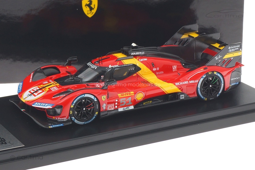 Ferrari 499P WEC 6 hrs. Spa 2023 Calado/Giovinazzi/Pier Guidi BBR 1:43 CS004 Ferrari 499P WEC 6 hrs. Spa 2023 Calado/Giovinazzi/Pier Guidi BBR 1:43 CS004