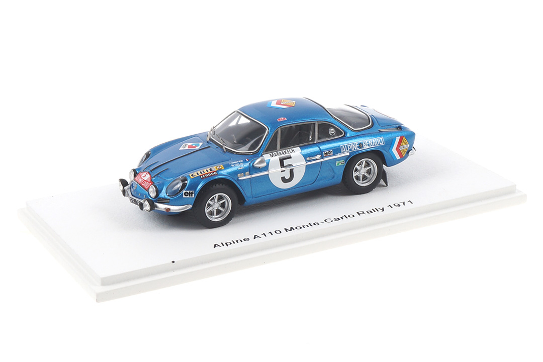 Alpine A110 Rallye Monte-Carlo 1971 Vinatier/Gélin Spark 1:43 S6107 Alpine A110 Rallye Monte-Carlo 1971 Vinatier/Gélin Spark 1:43 S6107