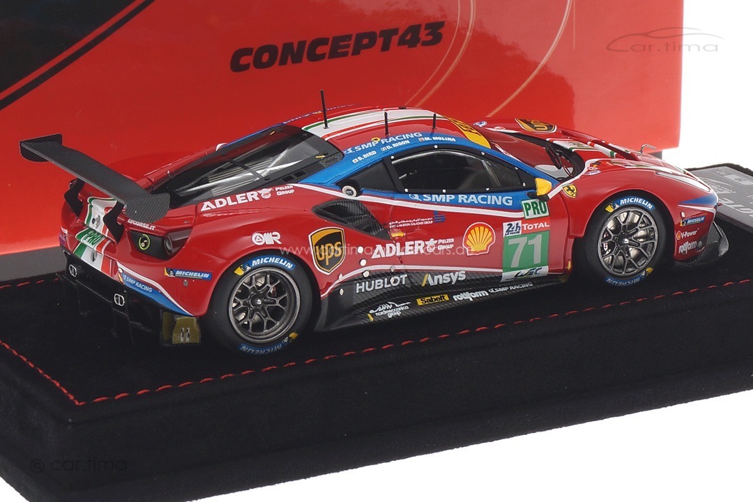 Ferrari 488 GTE Evo 24h Le Mans 2020 Bird/Molina/Rigon BBR 1:43 BBRC253