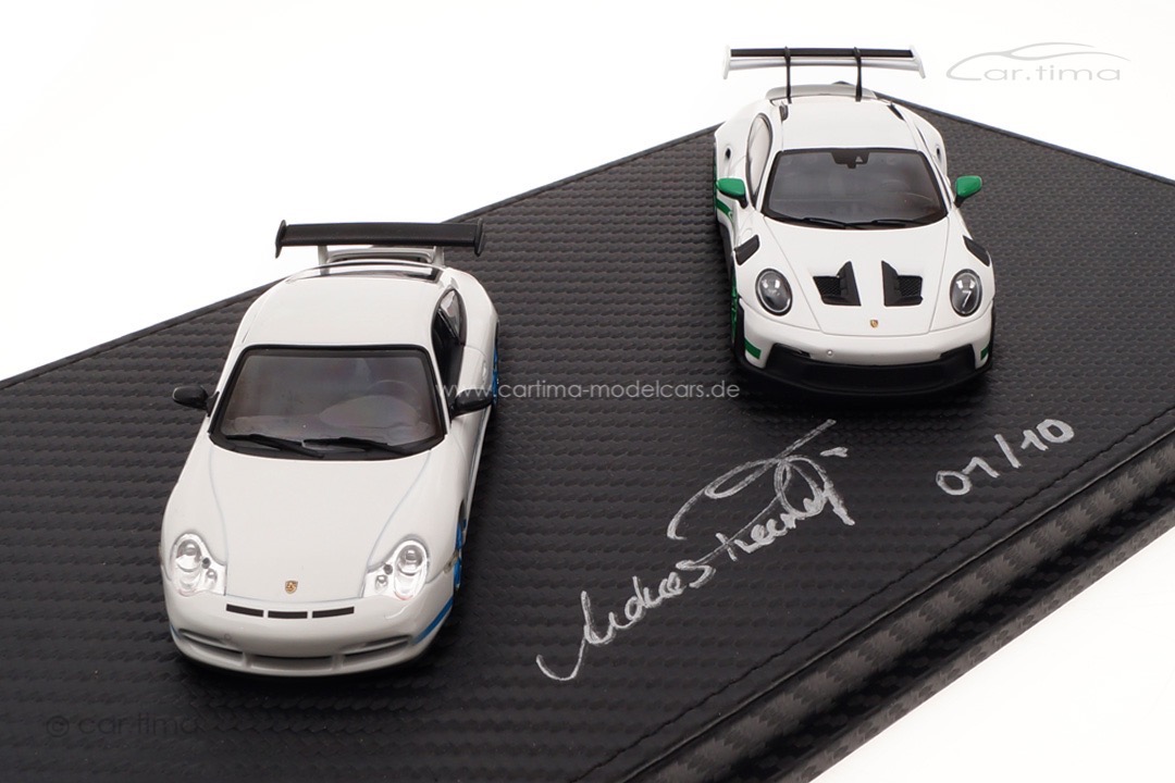 Set Porsche 911 GT3 RS (996/992) Originalsignatur Andreas Preuninger car.tima 1:43 Set Porsche 911 GT3 RS (996/992) Originalsignatur Andreas Preuninger car.tima 1:43
