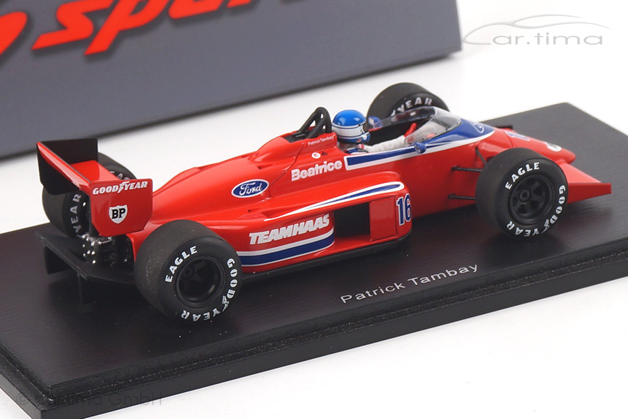 Lola THL2 GP Belgien 1986 Patrick Tambay Spark 1:43 S1789 Lola THL2 GP Belgien 1986 Patrick Tambay Spark 1:43 S1789