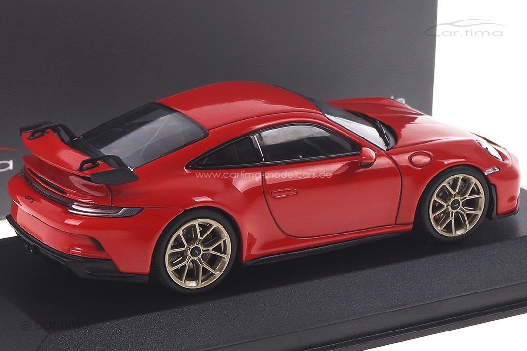 Porsche 911 (992) GT3 Indischrot China Edition Minichamps car.tima CUSTOMIZED 1:43