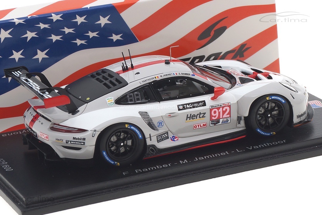 Porsche 911 RSR 24h Daytona 2020 Bamber/Jaminet/Vanthoor Spark 1:43 US121 Porsche 911 RSR 24h Daytona 2020 Bamber/Jaminet/Vanthoor Spark 1:43 US121