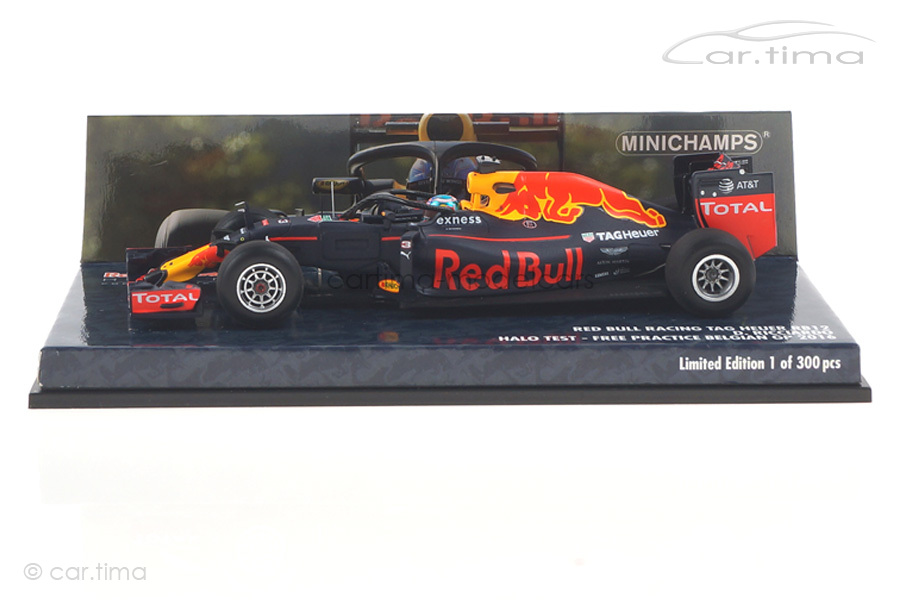 Red Bull RB12 Halo Test Belgian GP 2016 Ricciardo Minichamps 1:43 417160903 Red Bull RB12 Halo Test Belgian GP 2016 Ricciardo Minichamps 1:43 417160903