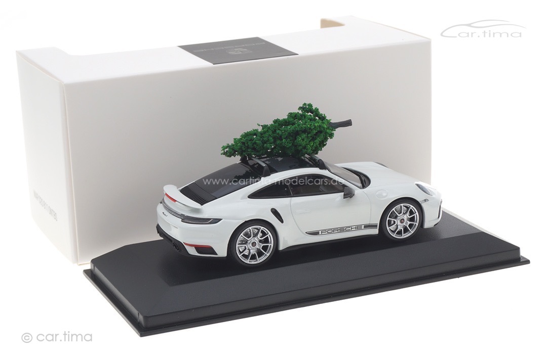 Porsche 911 (992) Turbo S Weiß X-Mas Edition 2021 Minichamps 1:43 WAP0208110NTBS