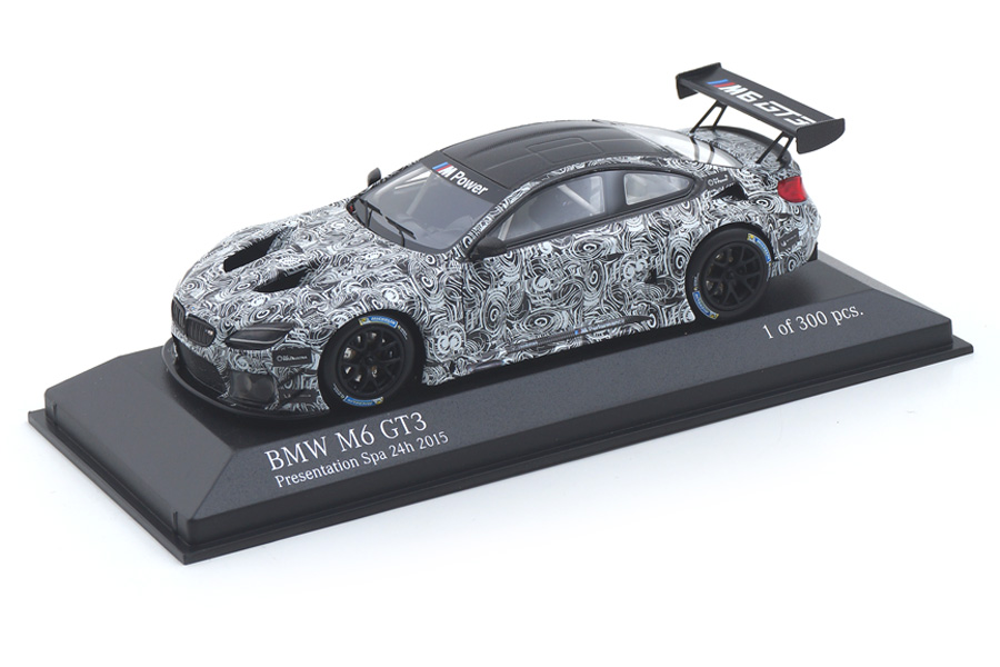 BMW M6 GT3 Presentation 24h Spa 2015 Minichamps 1:43 437152699 BMW M6 GT3 Presentation 24h Spa 2015 Minichamps 1:43 437152699