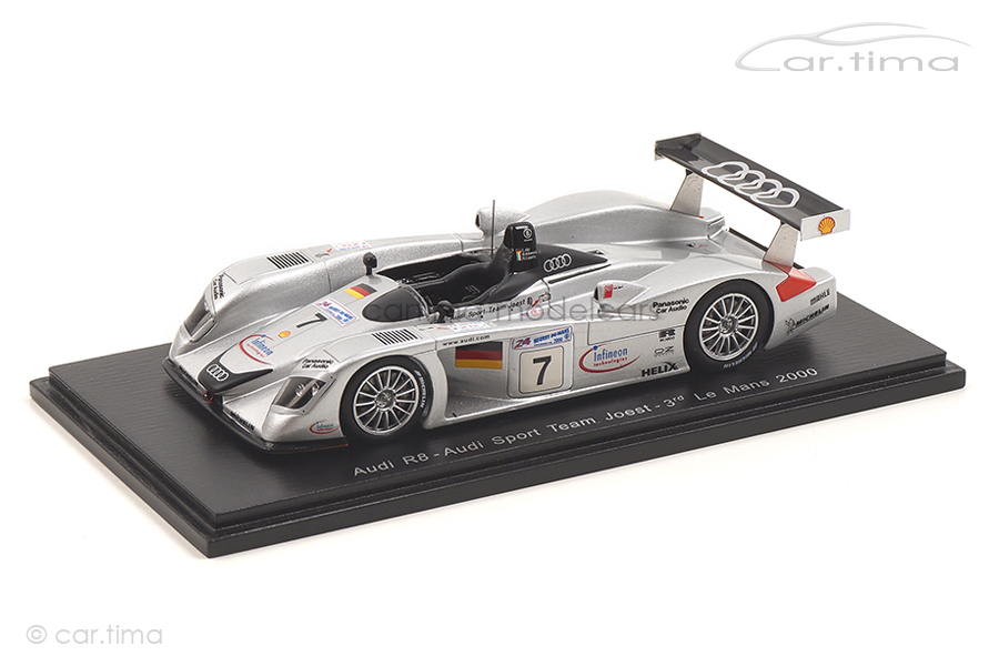 Audi R8 24h Le Mans 2000 Alboreto/Capello/Abt Spark 1:43 S3699 Audi R8 24h Le Mans 2000 Alboreto/Capello/Abt Spark 1:43 S3699