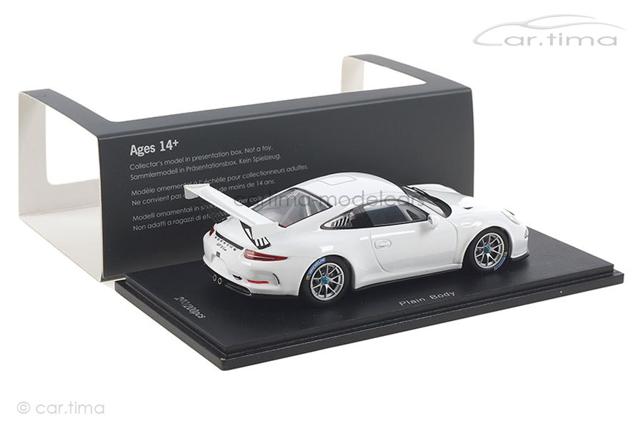 Porsche 911 (991) GT3 Cup Plain Body weiß Spark car.tima EXCLUSIVE 1:43 Porsche 911 (991) GT3 Cup Plain Body weiß Spark car.tima EXCLUSIVE 1:43