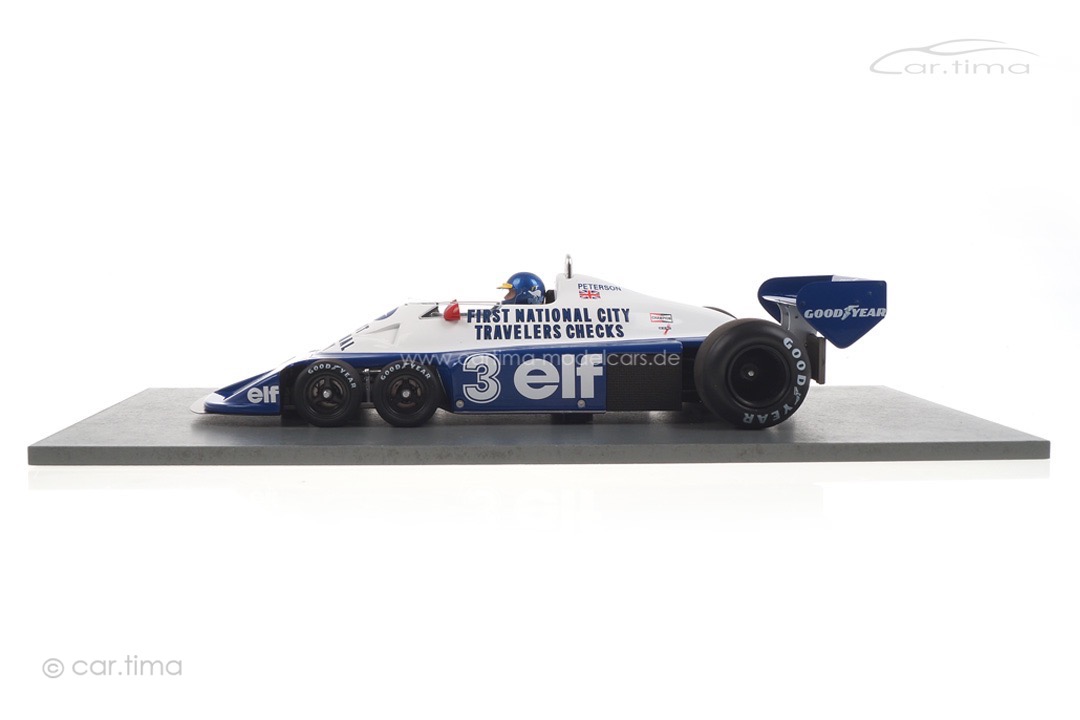 Tyrrell P34 GP Brasilien 1977 Ronnie Peterson Spark 1:18 18S472 Tyrrell P34 GP Brasilien 1977 Ronnie Peterson Spark 1:18 18S472