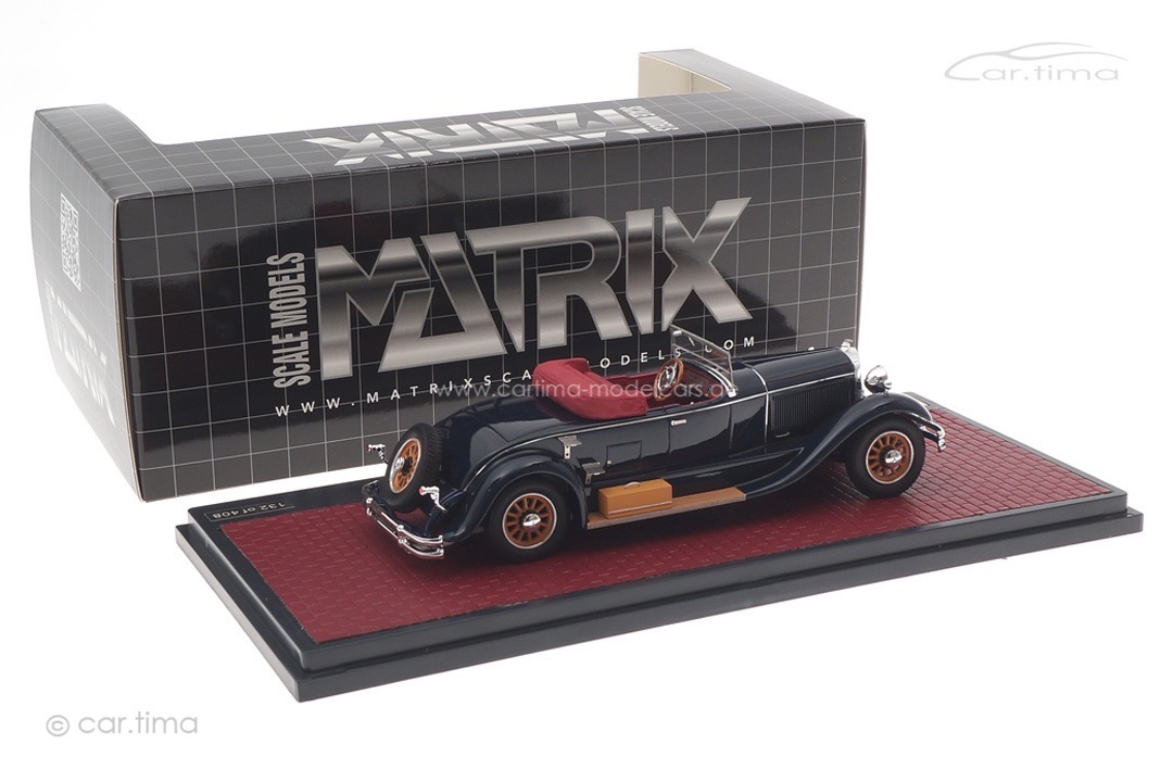 Mercedes-Benz 630K Roadster by Murphy 1925 blau Matrix 1:43 MX51302-241 Mercedes-Benz 630K Roadster by Murphy 1925 blau Matrix 1:43 MX51302-241