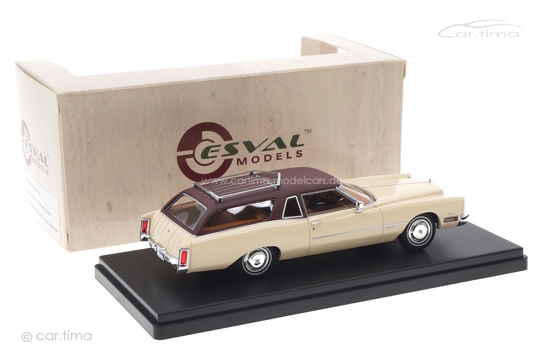 Cadillac Eldorado 2-door station wagon 1972 beige/braun Esval 1:43 EMUS43013A
