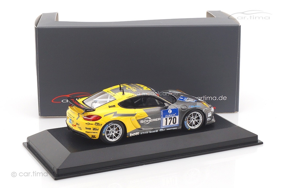 Porsche Cayman GT4 Clubsport 24h Nürburgring 2016 #170 Minichamps 1:43 CA04316091