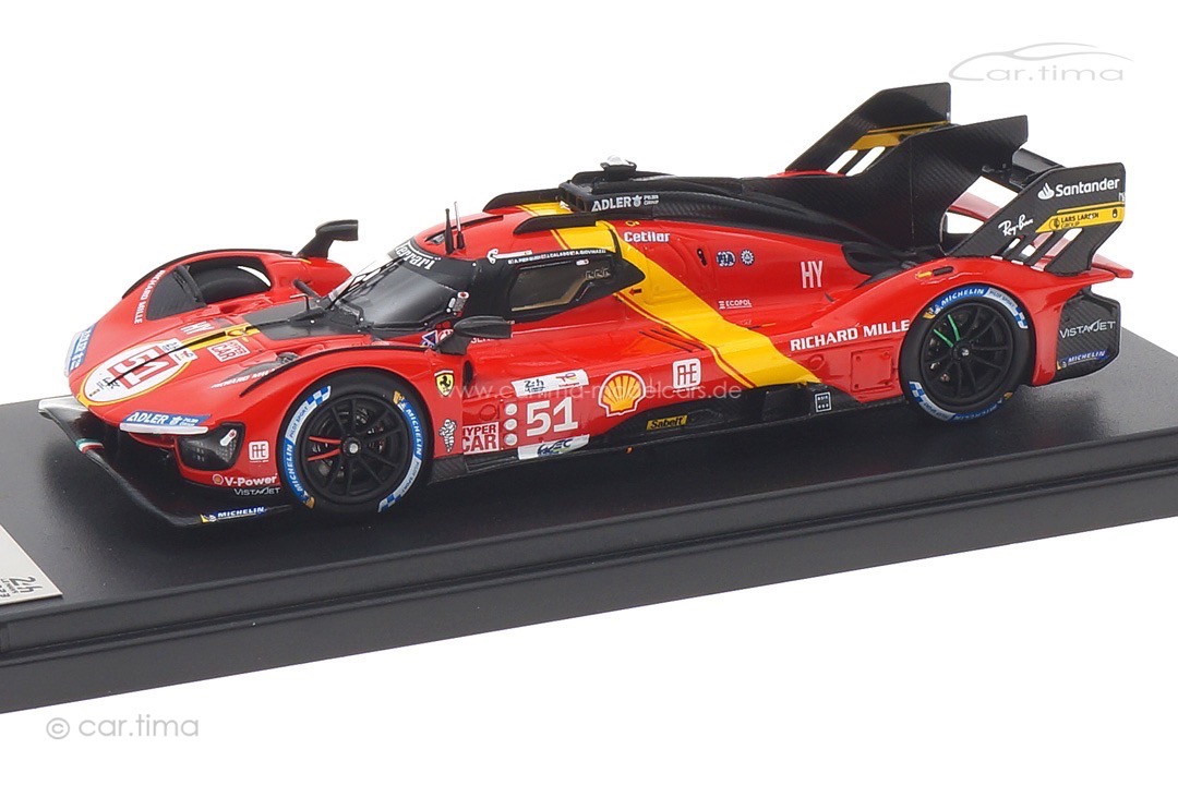 Ferrari 499P LMH Winner 24h Le Mans 2023 Calado/Giovinazzi/Pier Guidi Looksmart 1:43 LSLM162 Ferrari 499P LMH Winner 24h Le Mans 2023 Calado/Giovinazzi/Pier Guidi Looksmart 1:43 LSLM162