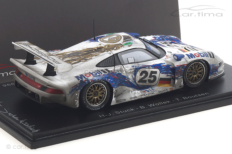 Porsche 911 GT1 24h Le Mans 1996 Boutsen/Stuck/Wollek car.tima FINISH LINE 1:43