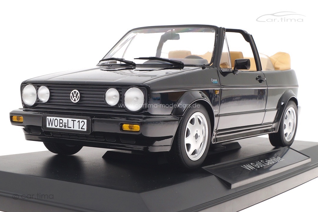 VW Golf 1 Cabriolet schwarz Norev 1:18 188568 VW Golf 1 Cabriolet schwarz Norev 1:18 188568
