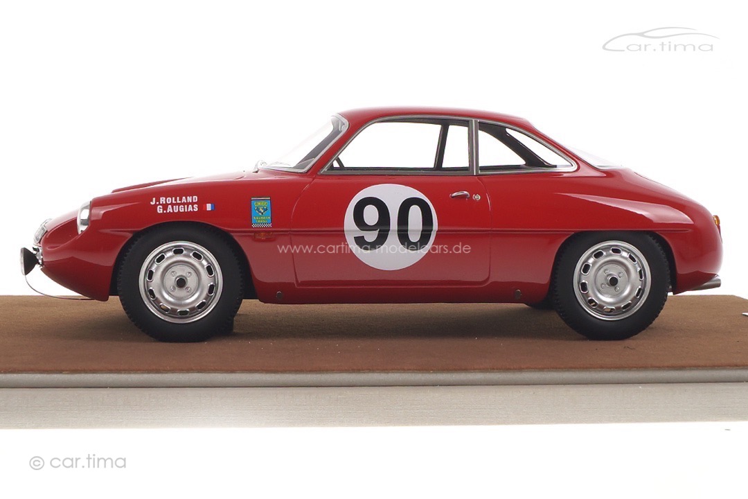 Alfa Romeo Giulietta SZ Tour de Corse 1960 Rolland/Augias Tecnomodel 1:18 TM18-42D Alfa Romeo Giulietta SZ Tour de Corse 1960 Rolland/Augias Tecnomodel 1:18 TM18-42D