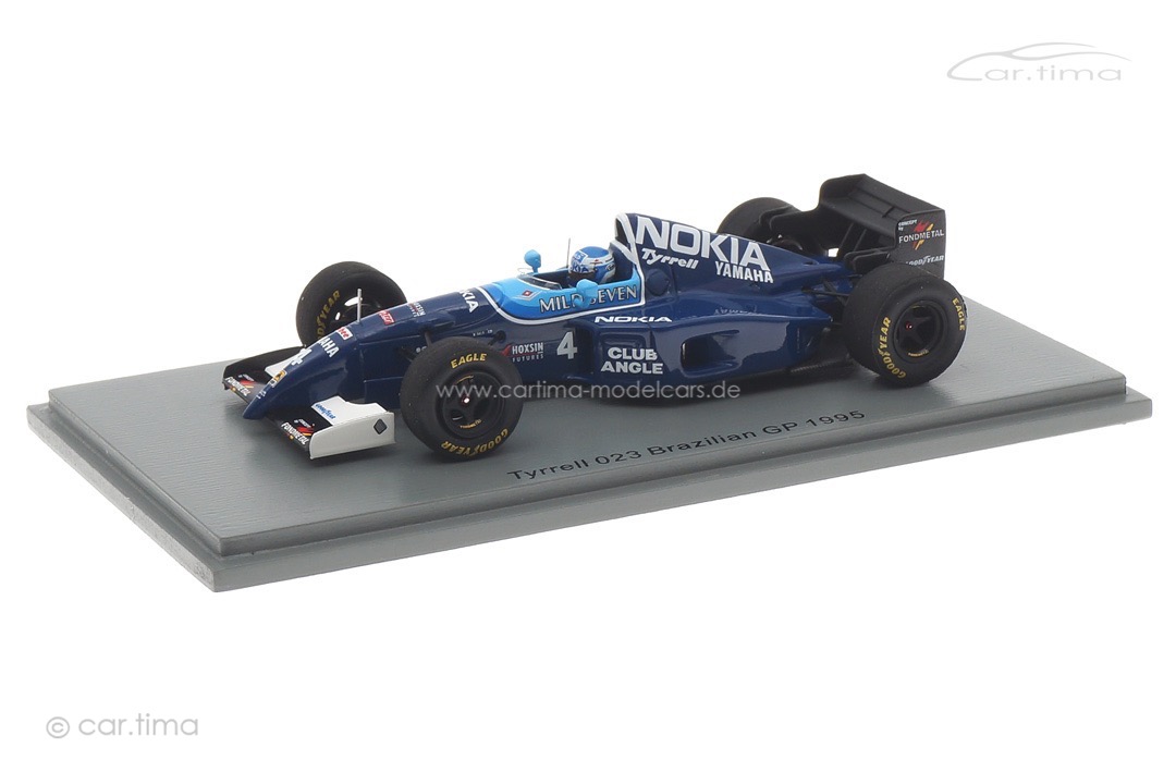 Tyrrell 023 GP Brasilien 1995 Mika Salo Spark 1:43 S6974 Tyrrell 023 GP Brasilien 1995 Mika Salo Spark 1:43 S6974