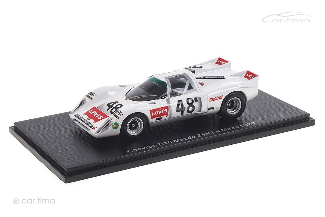 Chevron B16 Mazda 24h Le Mans 1970 Vernaeve/Deprez Spark 1:43 S9400 Chevron B16 Mazda 24h Le Mans 1970 Vernaeve/Deprez Spark 1:43 S9400
