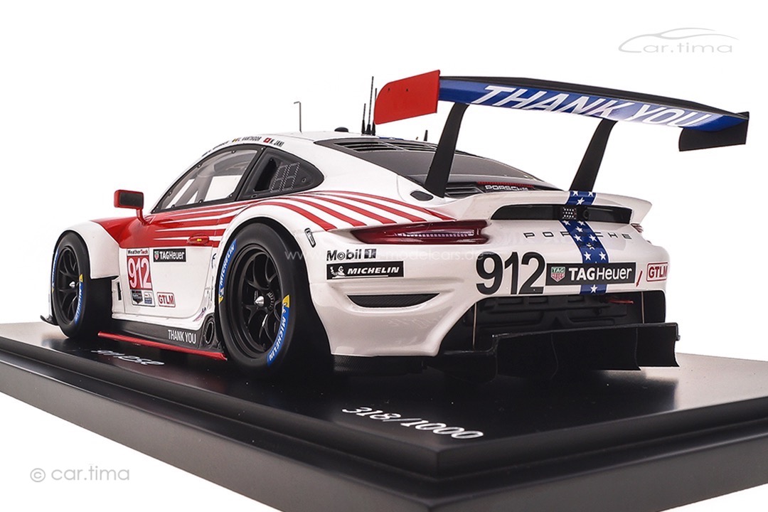 Porsche 911 RSR 12h Sebring 2020 Bamber/Jani/Vanthoor Spark 1:18 WAP0210130N0FW