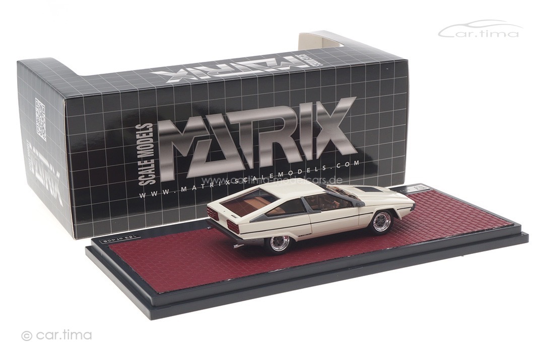 Jaguar Ascot Bertone 1977 weiß Matrix 1:43 MX41001-181