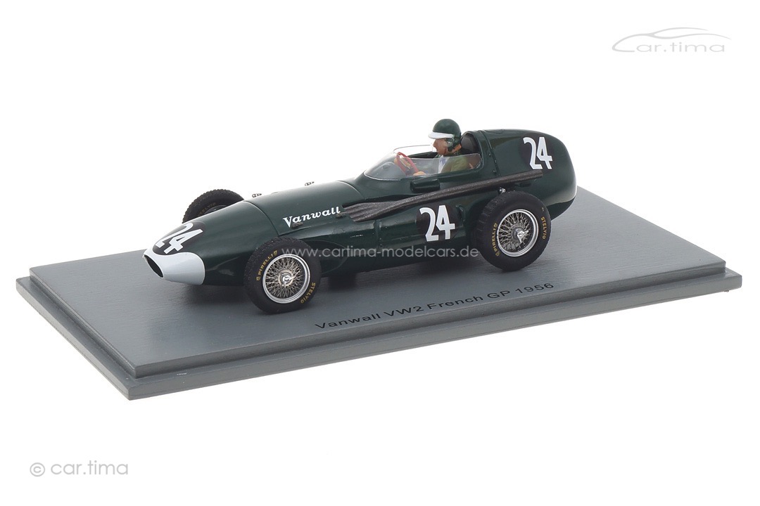 Vanwall VW2 GP Frankreich 1956 Mike Hawthorn Spark 1:43 S7204