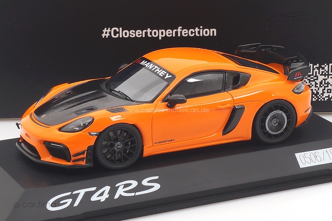 Porsche 718 Cayman GT4 RS Pastellorange Spark 1:43 WAP0206040TCAY
