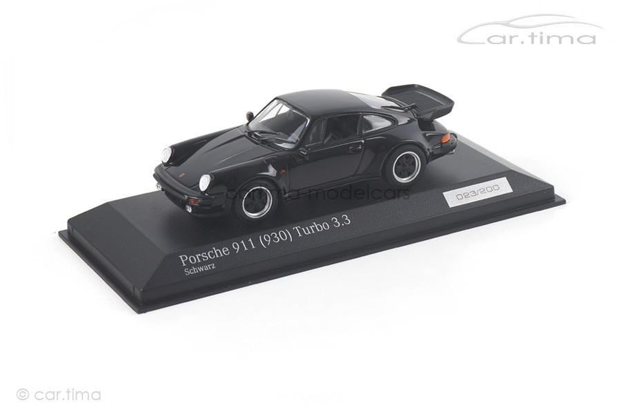 Porsche 911 (930) Turbo 3.3 Schwarz Minichamps 1:43 CA04316034