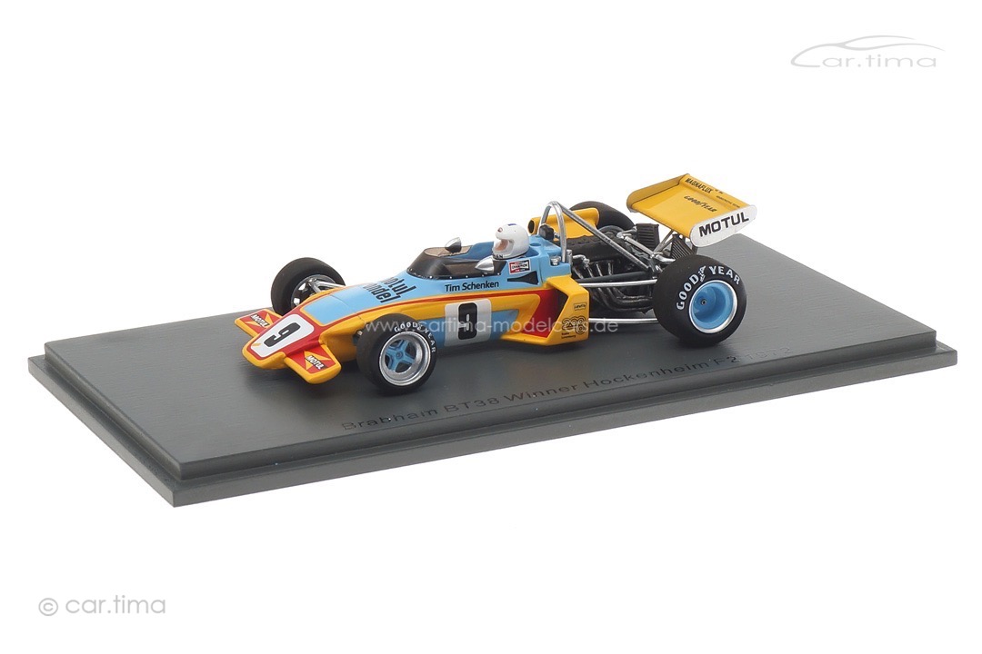Brabham BT38 Winner F2 Hockenheim 1972 Tim Schenken Spark 1:43 S7438 Brabham BT38 Winner F2 Hockenheim 1972 Tim Schenken Spark 1:43 S7438