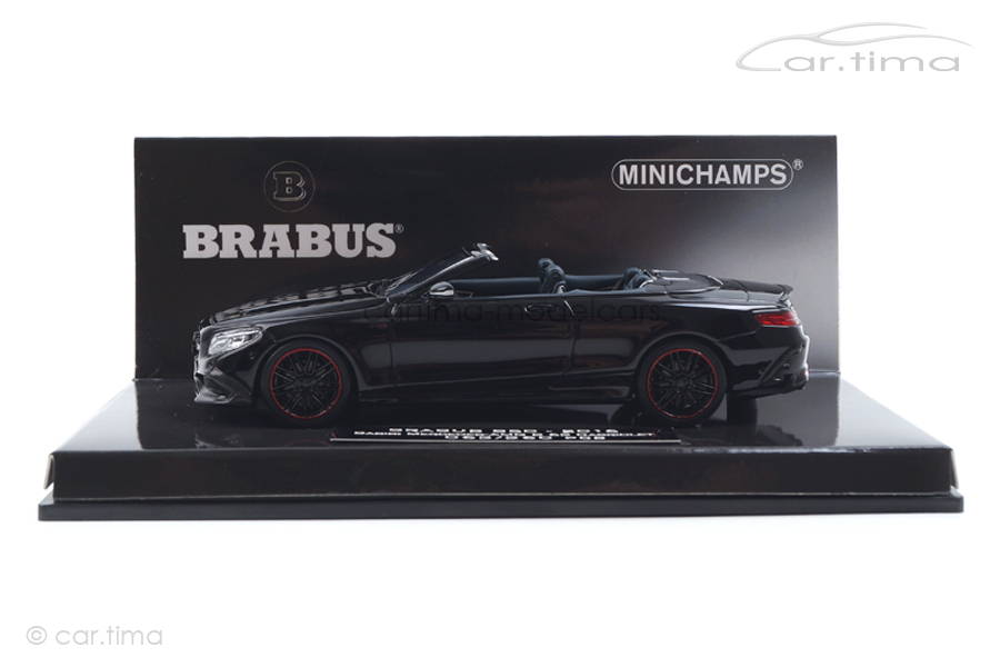 Brabus 850 S-Class Cabriolet 2016 schwarz Minichamps 1:43 437034230