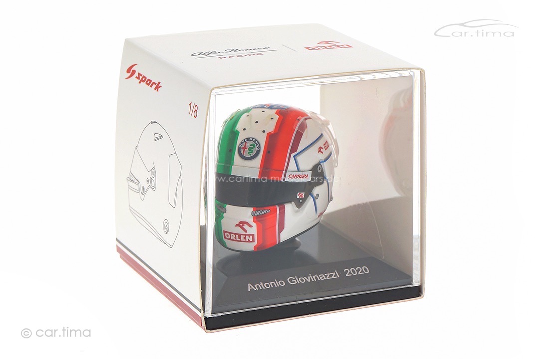 Helm/Helmet Alfa Romeo Racing ORLEN 2020 Antonio Giovinazzi Spark 1:8 HSP055 Helm/Helmet Alfa Romeo Racing ORLEN 2020 Antonio Giovinazzi Spark 1:8 HSP055
