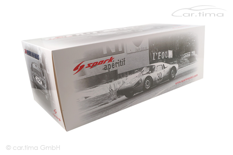 Porsche 904 GTS 24h Le Mans 1965 Linge/Nocker Spark 1:12 12S003 Porsche 904 GTS 24h Le Mans 1965 Linge/Nocker Spark 1:12 12S003