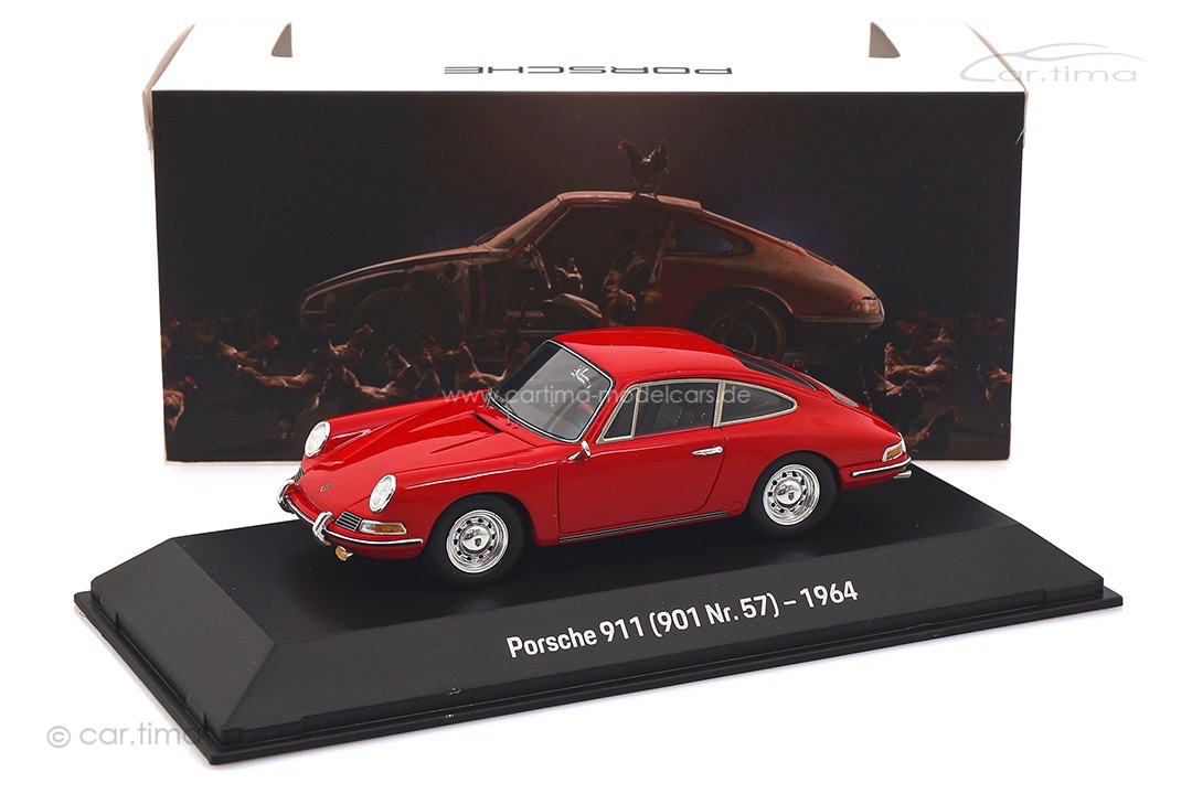 Porsche 911 (901 #57) Signalrot Spark 1:43 MAP02001117