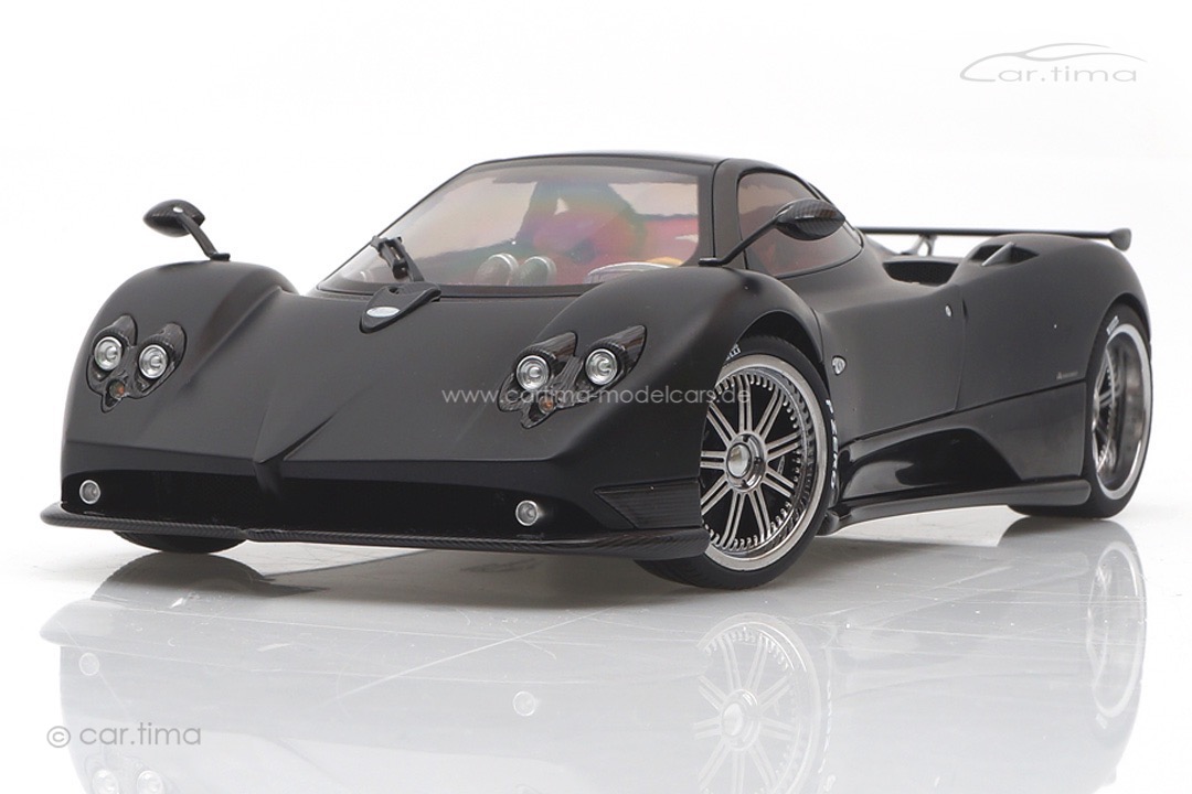 Pagani Zonda F 2005 2015 Matt Black Almost Real 1:18 850403001