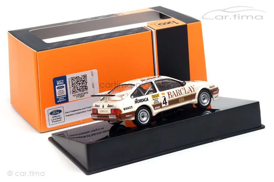 Ford Sierra RS Cosworth 24h Spa 1987 Artzet/Burkhard/Winkelhock IXO 1:43 GTM136 Ford Sierra RS Cosworth 24h Spa 1987 Artzet/Burkhard/Winkelhock IXO 1:43 GTM136