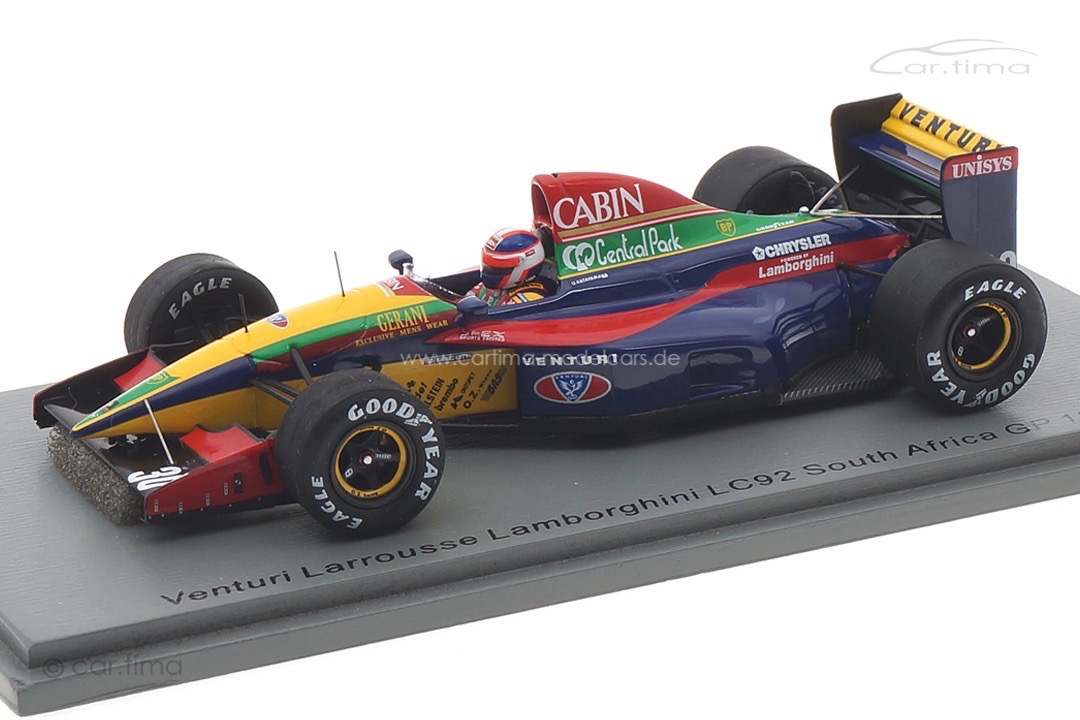 Venturi Larrousse LC92 GP Süd Afrika 1992 Ukyo Katayama Spark 1:43 S6967