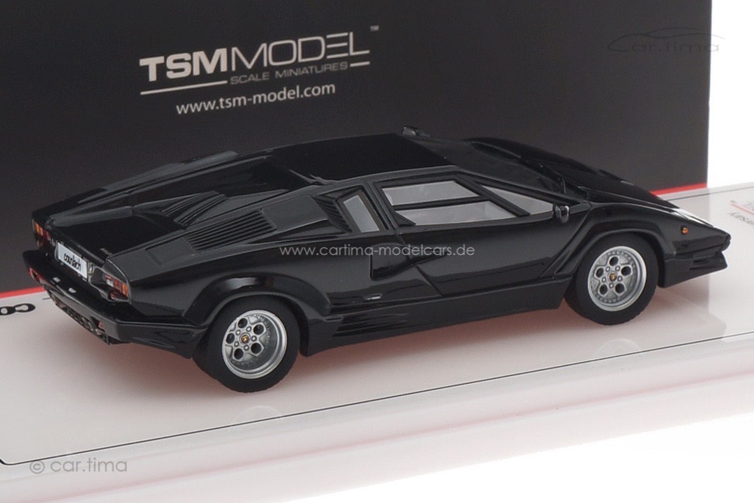 Lamborghini Countach 25th Anniversary Nero TSM 1:43 TSM430657 Lamborghini Countach 25th Anniversary Nero TSM 1:43 TSM430657